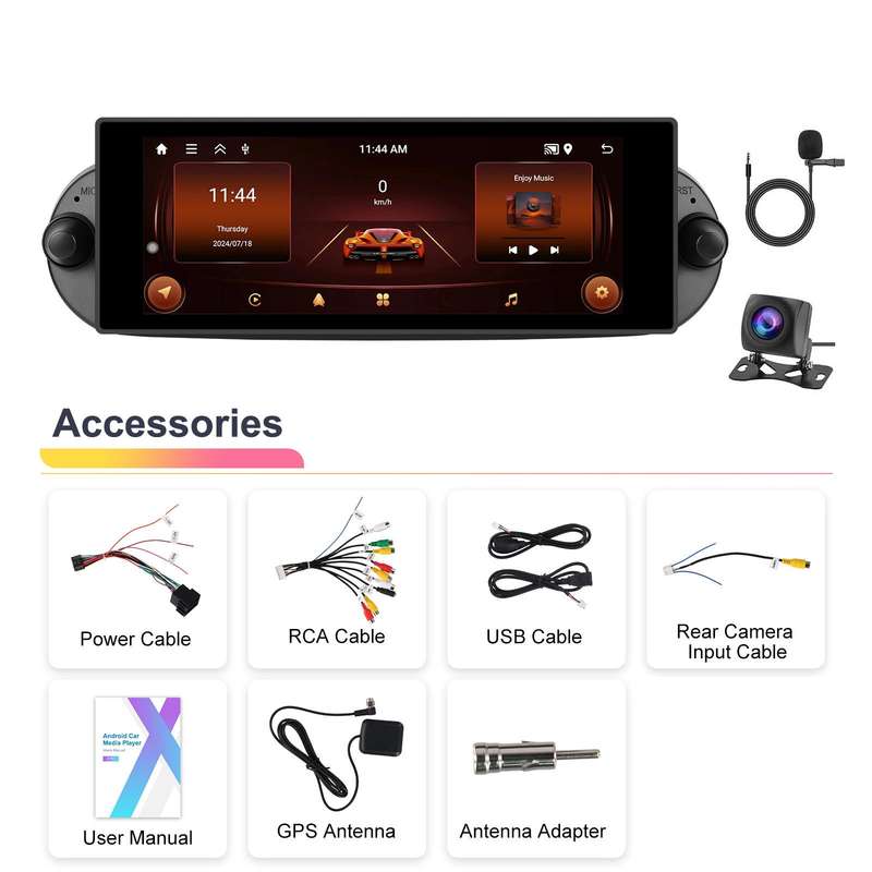 For Volkswagen Beetle 2002-2010 6.86 inch 2+64G Horizontal Screen Android Car Player, Spec: Standard