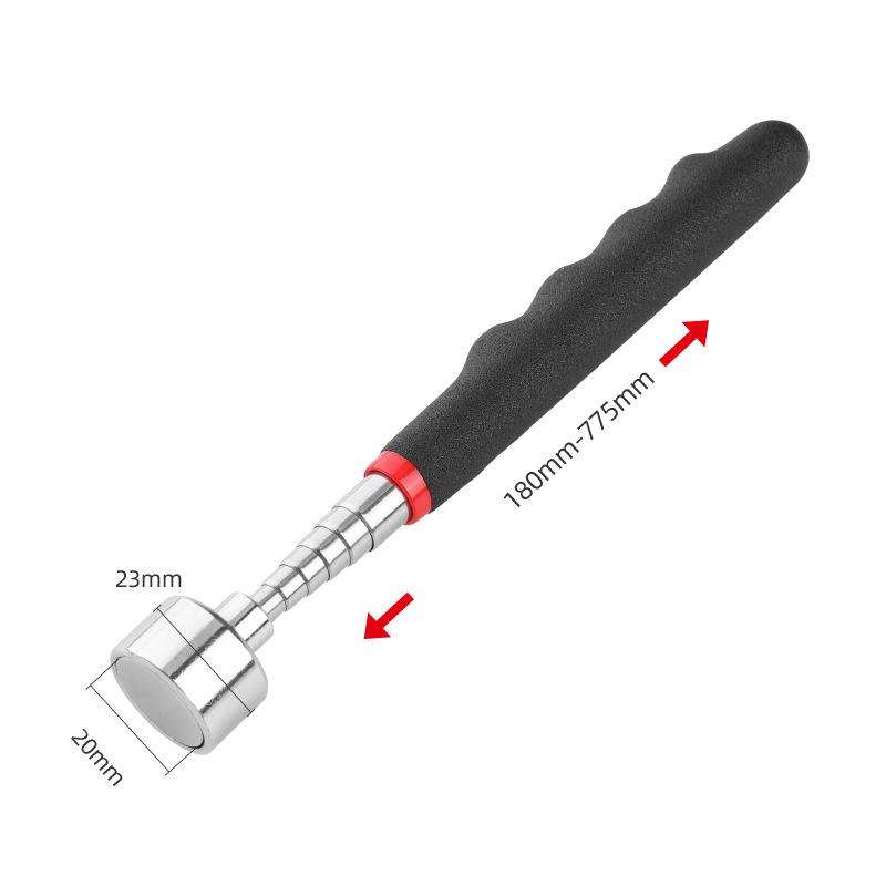 Telescopic Magnetic Picker Magnetic Rod Auto Repair Tool Metal Picker, Spec: Two-color Glossy 25LB