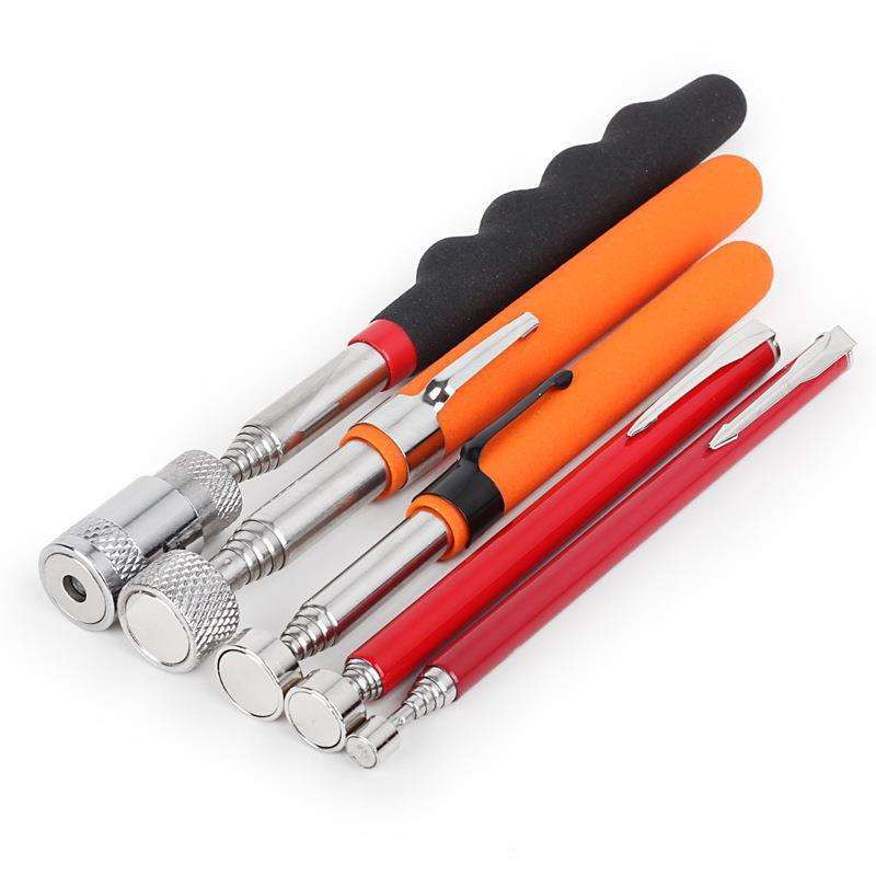 Telescopic Magnetic Picker Magnetic Rod Auto Repair Tool Metal Picker, Spec: Two-color Knurling 16LB
