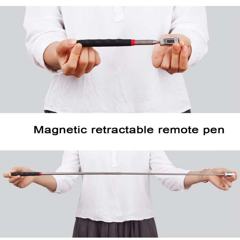 Telescopic Magnetic Picker Magnetic Rod Auto Repair Tool Metal Picker, Spec: Two-color Knurling 16LB