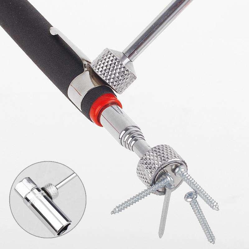 620mm Telescopic And Extended Magnetic Pickup Auto Repair Magnet Rod(8LB)