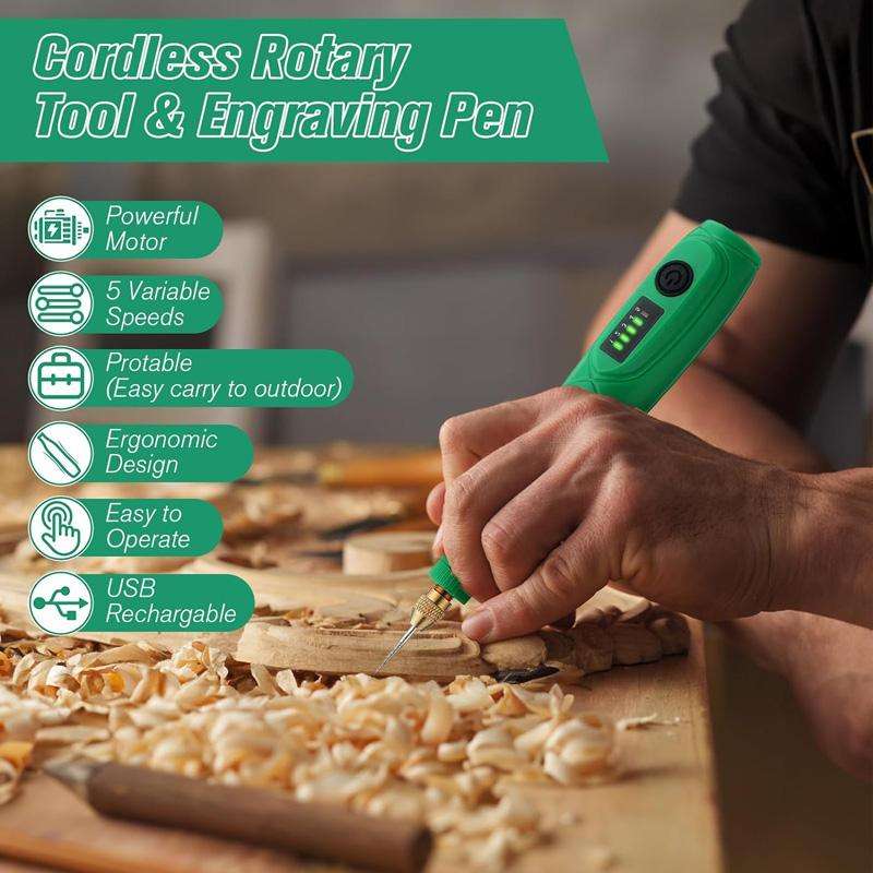 26pcs /Set 5-speed Mini Electric Grinder Micro Drill Metal Glass Ceramic Grinding Carving Cutting An