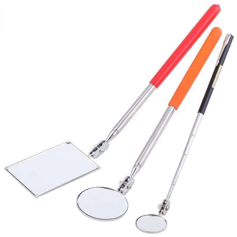 Stainless Steel Universal Rotating Telescopic Folding Viewfinder, Spec: Dual-color Round 30mm