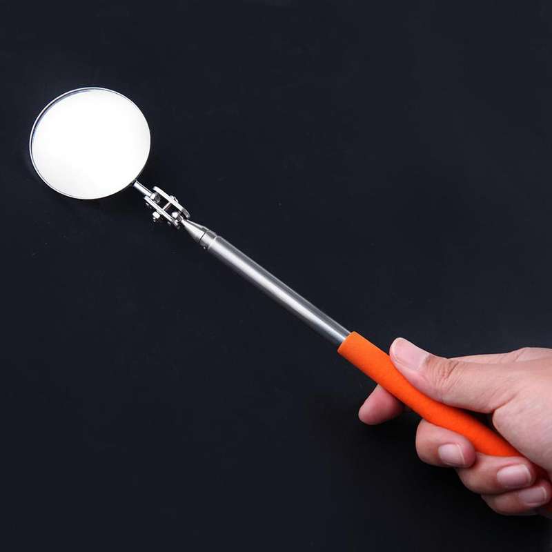 Stainless Steel Universal Rotating Telescopic Folding Viewfinder, Spec: Dual-color Round 30mm