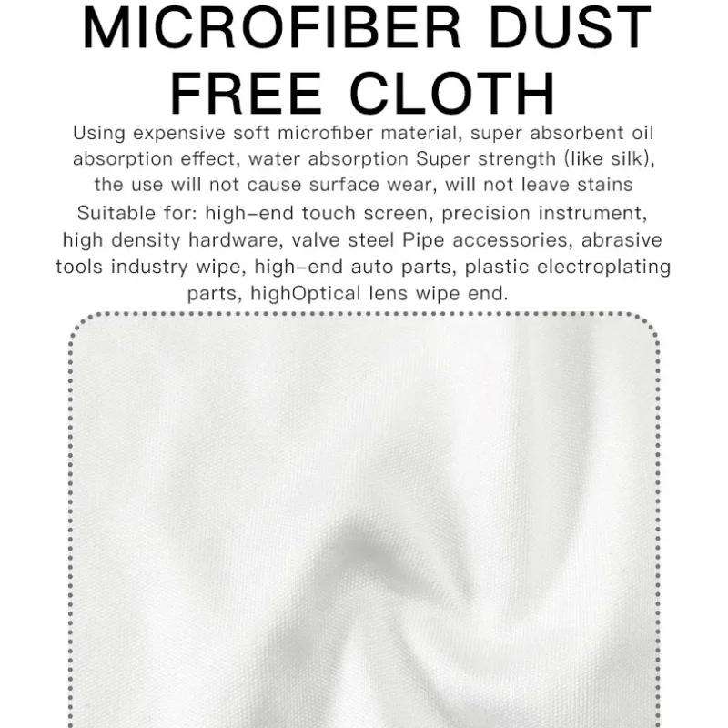MaAnt 50pcs /Pack Superfine Fiber Dustless Cloth Cell Phone Film Repair Anti-Static Dustless Cloth I