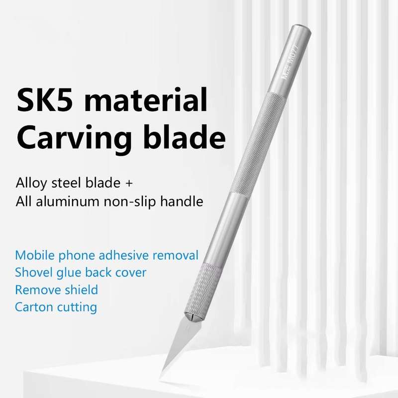 MaAnt M077 6 In 1 Cell Phone Repair Rear Cover Removal Artistic Carving Knife Shovel Glue Knife