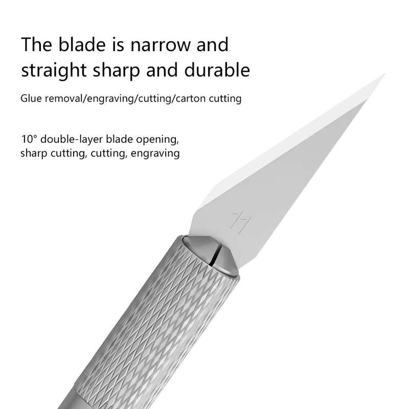 MaAnt M077 6 In 1 Cell Phone Repair Rear Cover Removal Artistic Carving Knife Shovel Glue Knife
