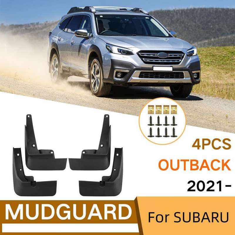For 2021-2024 SUBARU Outback Car Tire Soft Fender(Black)