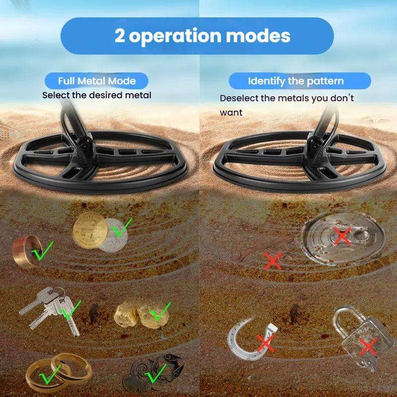 Goint MD-6010 Handheld Metal Detector High Sensitivity Underground Gold Detector Outdoor Treasure Hu