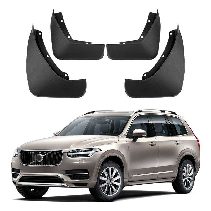 For 2015-2023 Volvo XC90 Car Tire Soft Rubber Mudguard(Black)