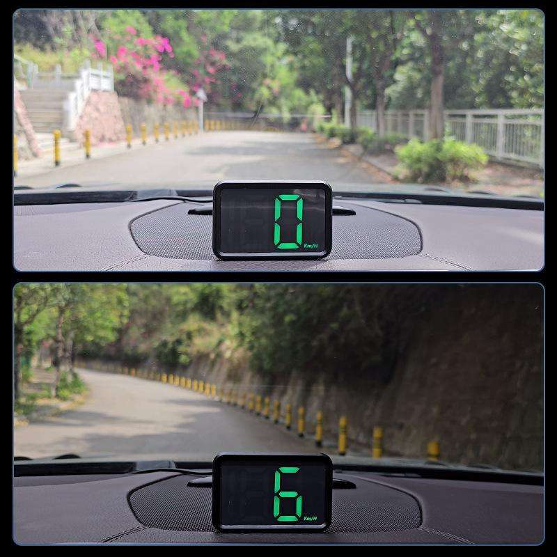 X1 Smart HUD Head-up Display Car GPS Speed Display HD Head-up Display, Spec: KM/H(White)