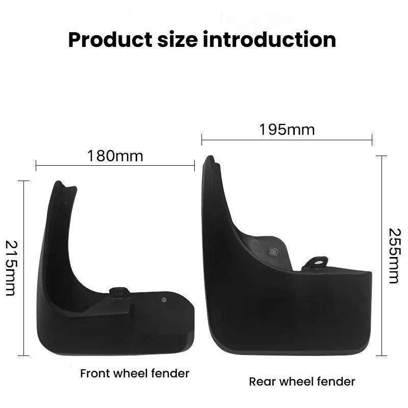 Car Tire Soft Rubber Mudguard For Peugeot 2011-2018 508