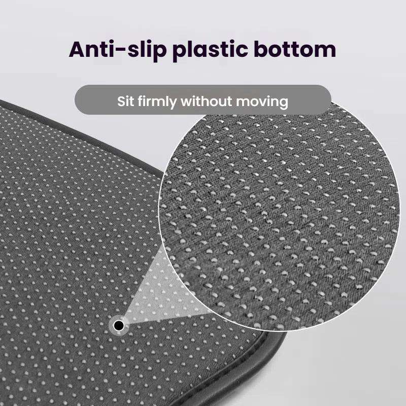 37.5x38x1cm Car Office Gel Cooling Breathable Chair Cushions(Black)