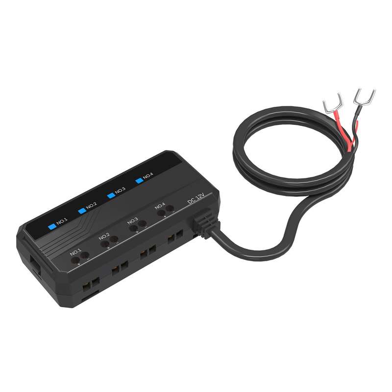 12V Universal Motorcycle Fuse Box Relay Quick Connector Kit(Black)