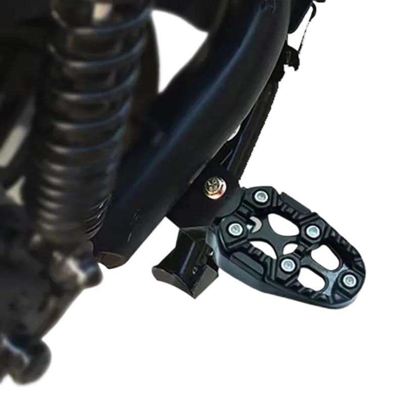 JT-001-1 CNC Aluminum Alloy Wear-resistant and Non-slip Pedals Universal Rear Pedals(Red)