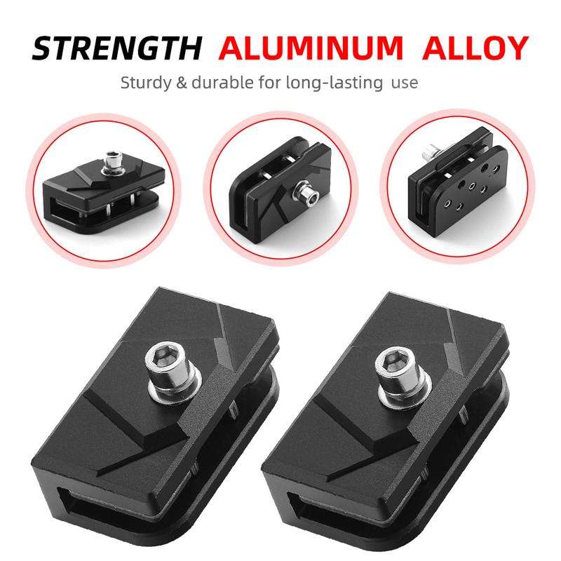 1pair For Trucks SUVs Car Adjustable Aluminum Pillar Cover LED Work Light Pod Mounting Bracket Kit
