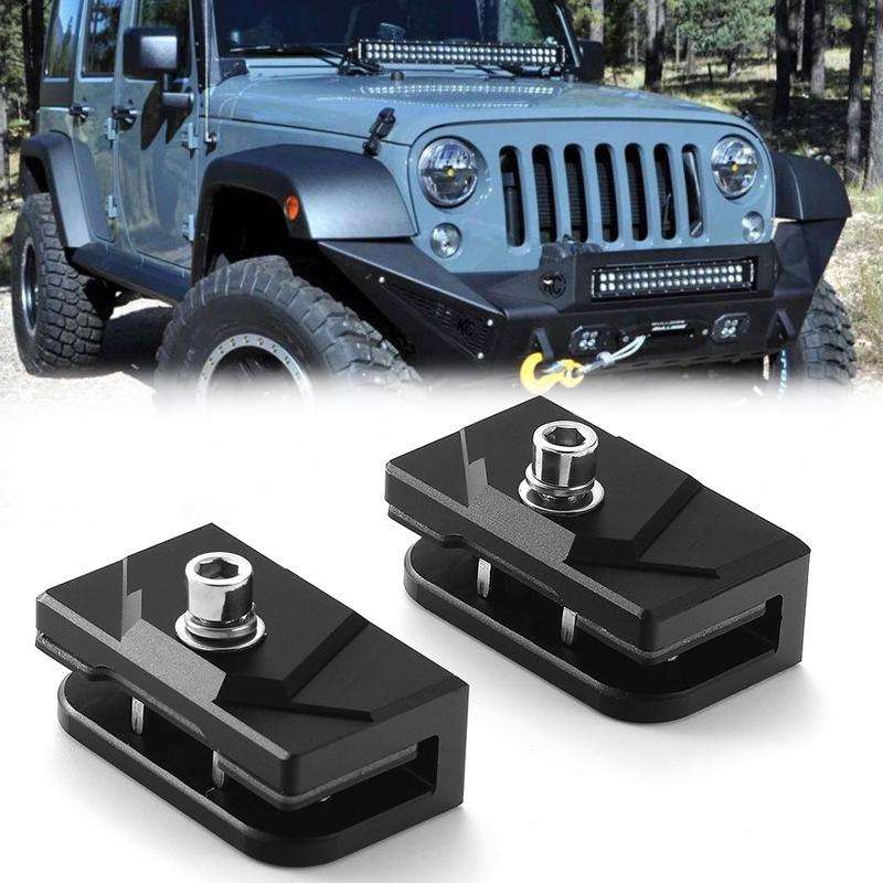 1pair For Trucks SUVs Car Adjustable Aluminum Pillar Cover LED Work Light Pod Mounting Bracket Kit