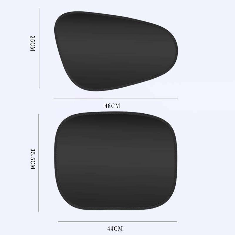 Car Summer Sun Protection And Heat Insulation Sunshade Electrostatic Attraction Side Window Visor(Dr