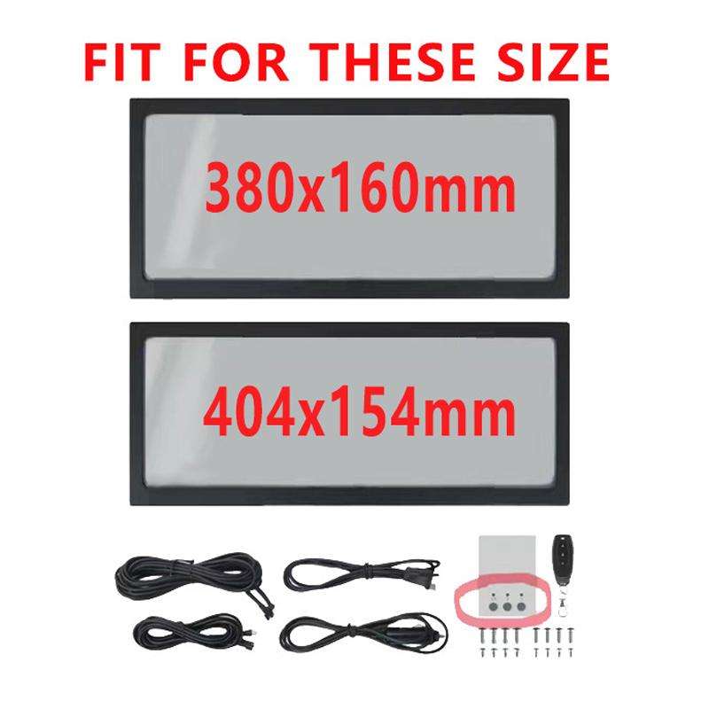 Taiwan/South America Standard Fog Version License Plate Frame