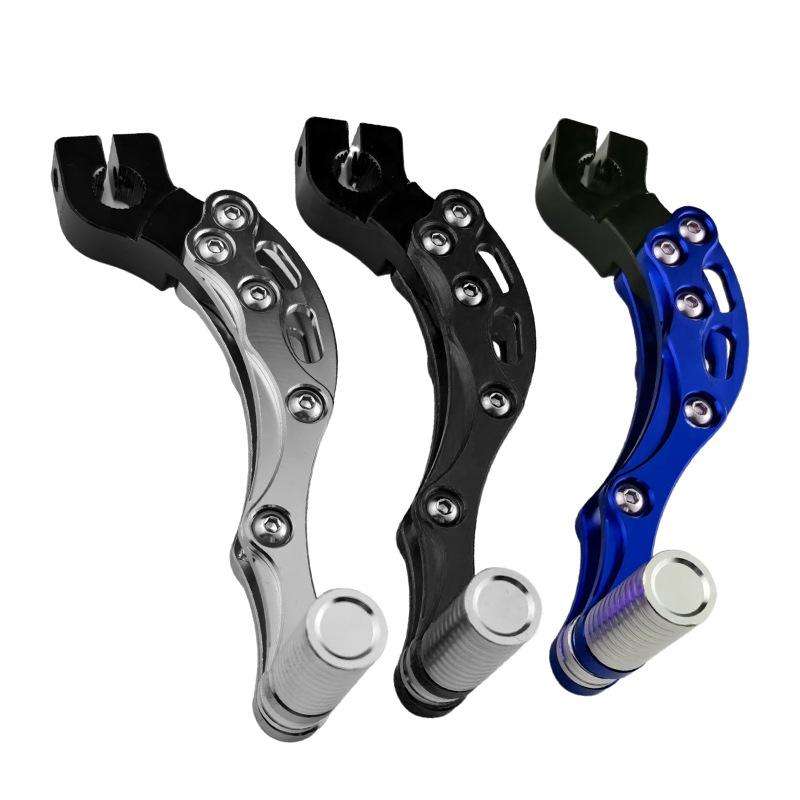 BSG-011 Universal CNC Aluminum Alloy Shift Lever Motorcycle Start Lever(Black)