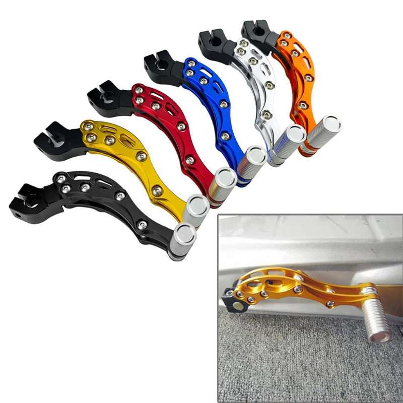 BSG-011 Universal CNC Aluminum Alloy Shift Lever Motorcycle Start Lever(Black)