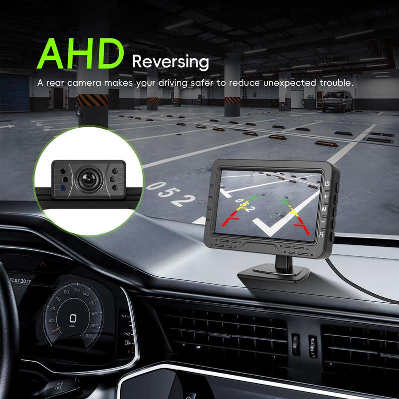 4.3 Inch Reversing Display Digital Wired HD 1 To 1 Set, Spec: Europe
