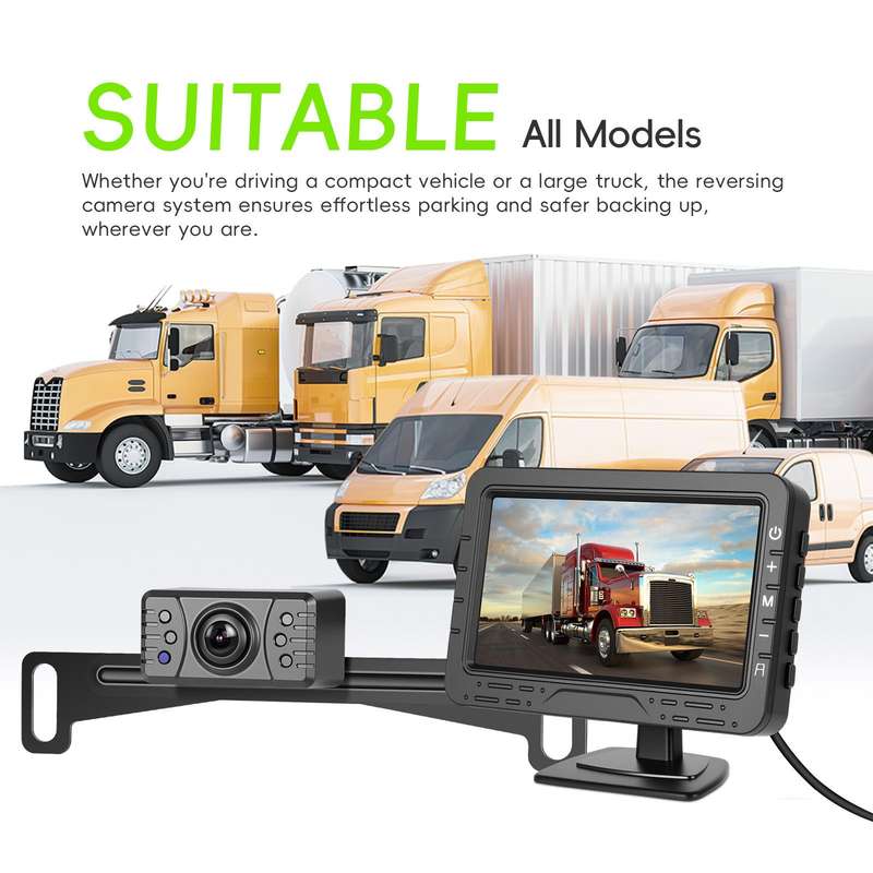 4.3 Inch Reversing Display Digital Wired HD 1 To 1 Set, Spec: Europe