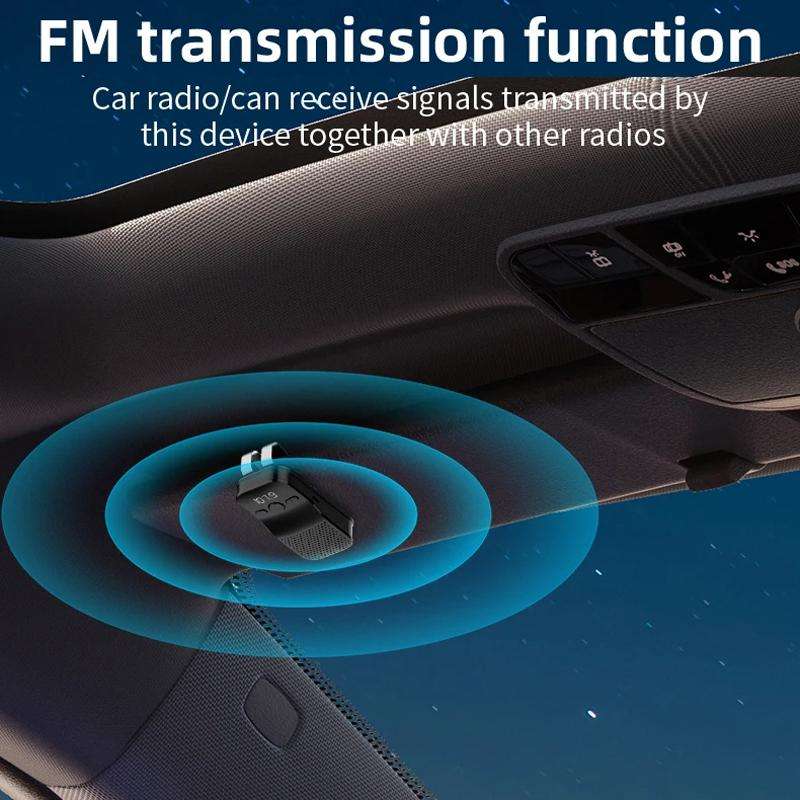 C17 Car Visor Bluetooth Hands Free 1 To 2 Large Volume Car Phone Speaker