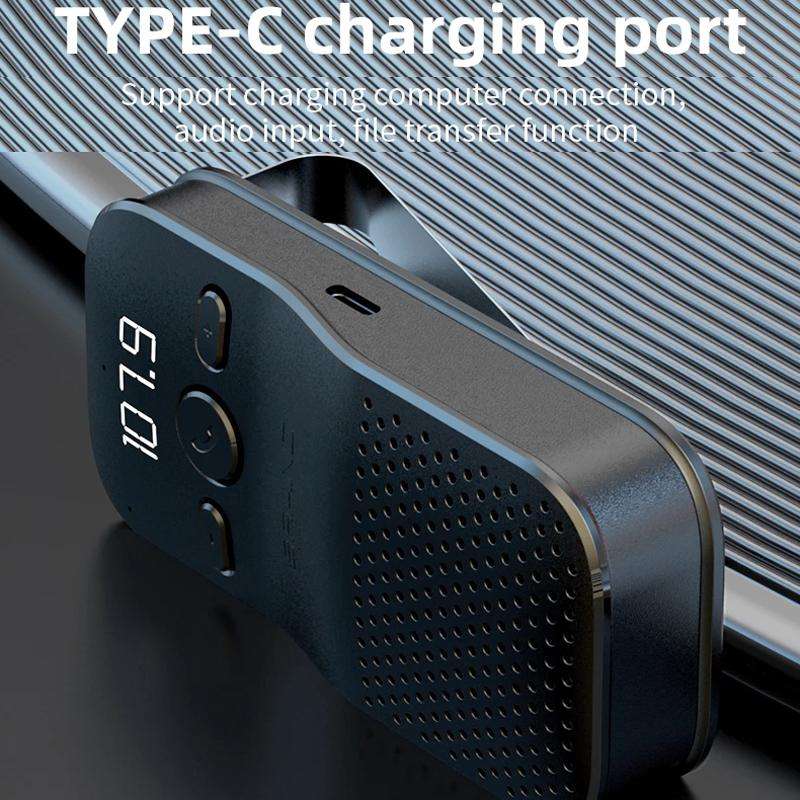 C17 Car Visor Bluetooth Hands Free 1 To 2 Large Volume Car Phone Speaker