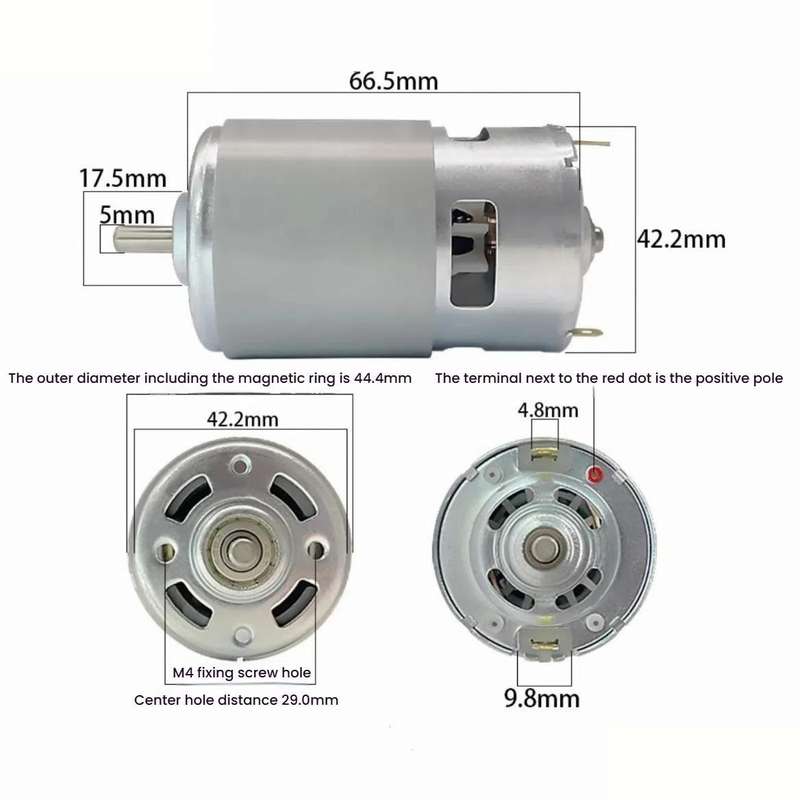 12V 12000RPM 775 Micro Motor Garden Tools High Pressure Water Pump Air Pump Equipment Fan DC Motor