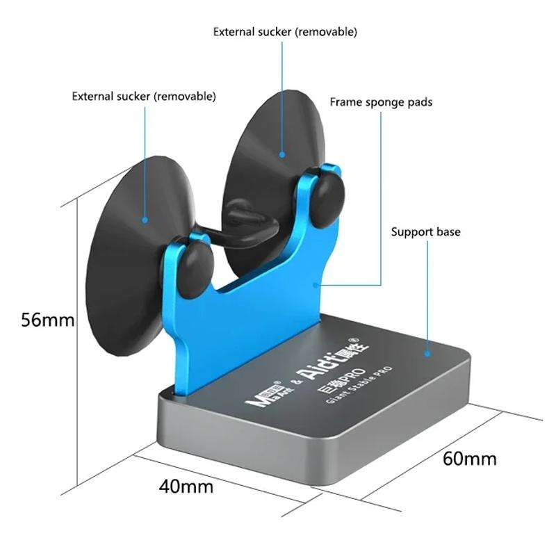 MaAnt Giant Stable PRO Cell Phone Repair Screen Supporter Suction Cup Light Fixed Back Cover