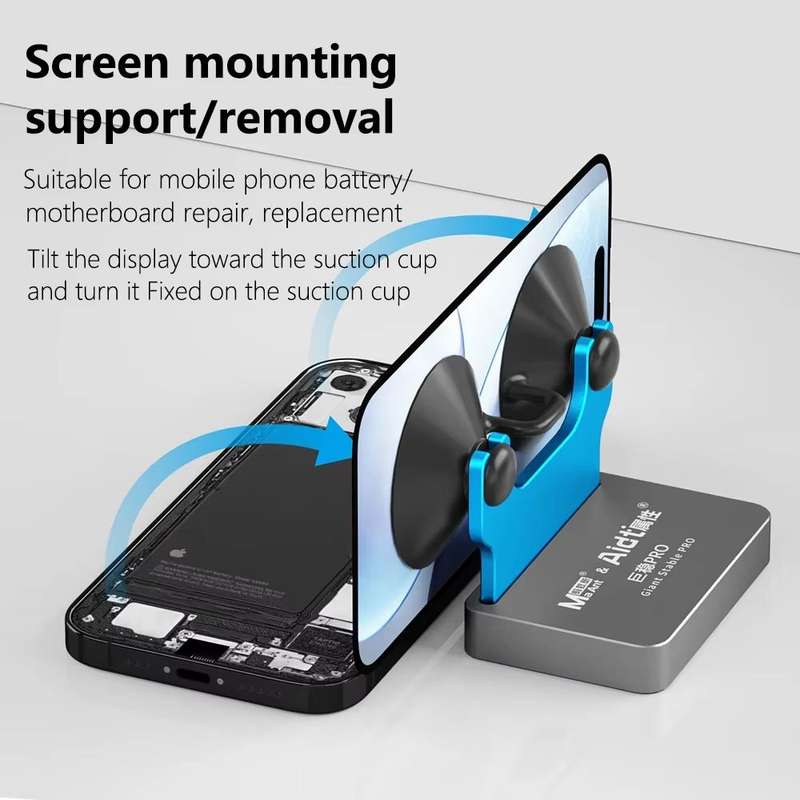 MaAnt Giant Stable PRO Cell Phone Repair Screen Supporter Suction Cup Light Fixed Back Cover