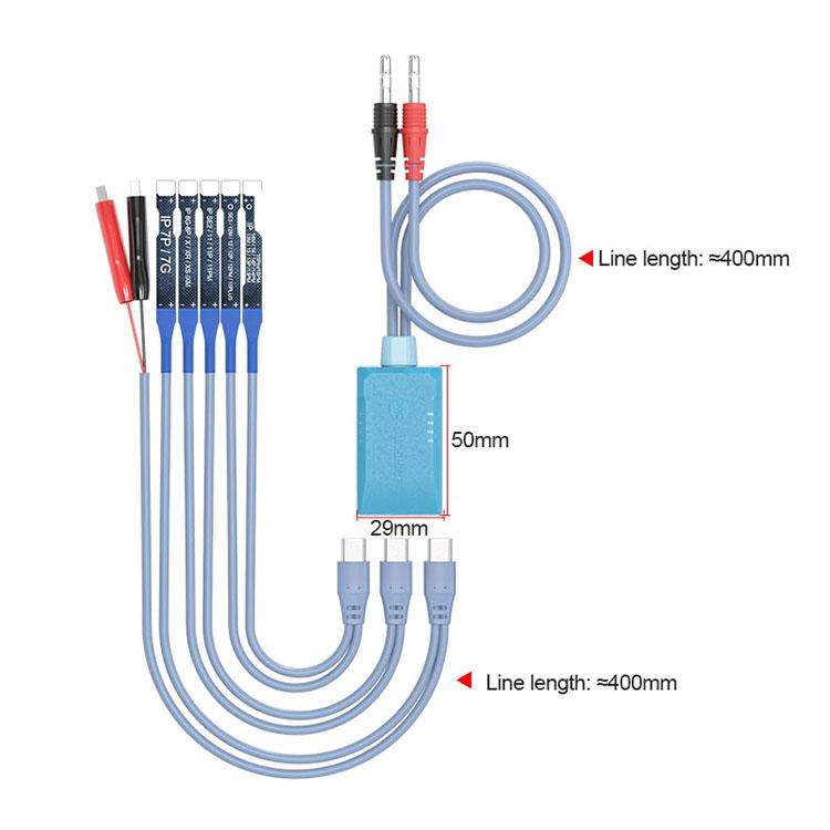 SUNSHINE SS-908E For iPhone 11-16 Series Simple Power Supply Start-up Cable Expandable Mobile Phone