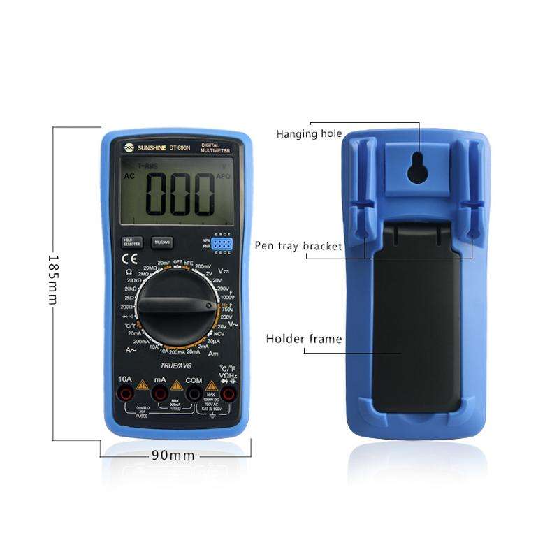 SUNSHINE DT-890N High-precision Digital Multimeter Portable Repair Meter With Burn Protection
