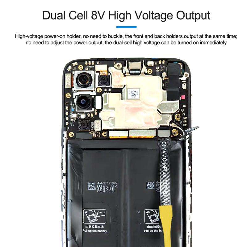 SUNSHINE SS-905H Android 8V High Voltage Power-On Cable Mobile Phone Repair Power Battery Cable