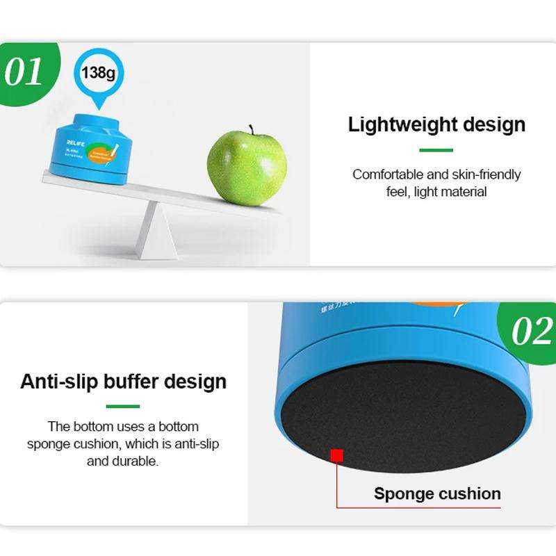 RELIFE RL-078A Screwdriver Rotating Storage Box Mobile Phone Repair Screwdriver Bit Storage Box