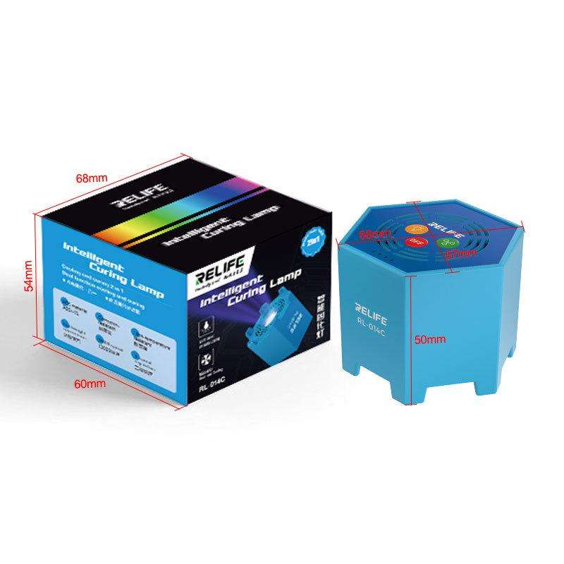 RELIFE RL-014C Mobile Phone Repair Motherboard Cooling Fan + UV Curing Lamp 2 In 1 UV Curing Lamp fo
