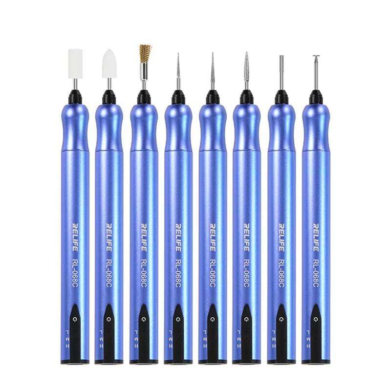 RELIFE RL-068C Smart Rechargeable Grinding Pen Portable Grinding Head Rust Removal Polishing Motherb