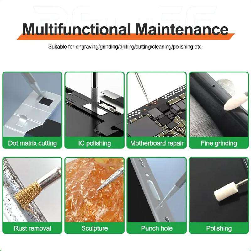 RELIFE RL-068C Smart Rechargeable Grinding Pen Portable Grinding Head Rust Removal Polishing Motherb