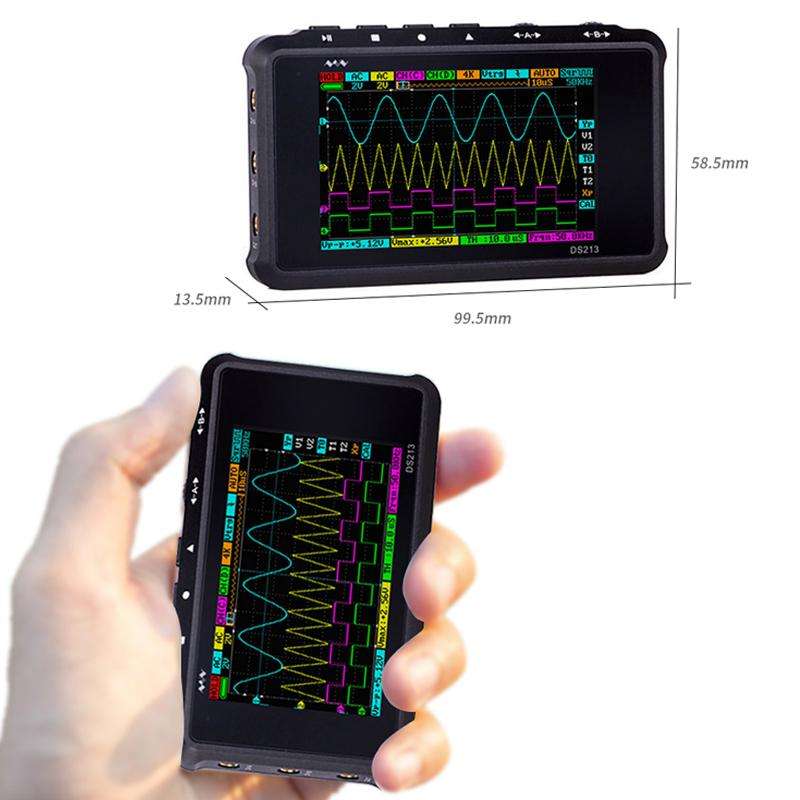 Mini Handheld Digital Storage Four-channel Automobile Maintenance Oscilloscope(DS213)