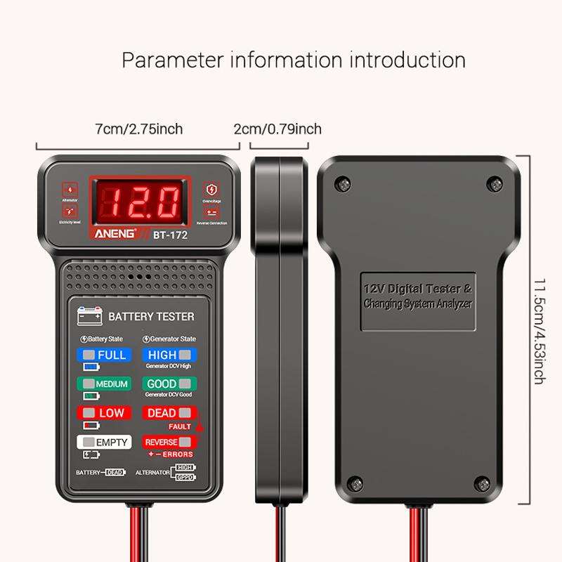 ANENG High-Precision Automobile Battery Tester(BT172)