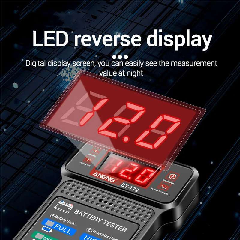 ANENG High-Precision Automobile Battery Tester(BT172)