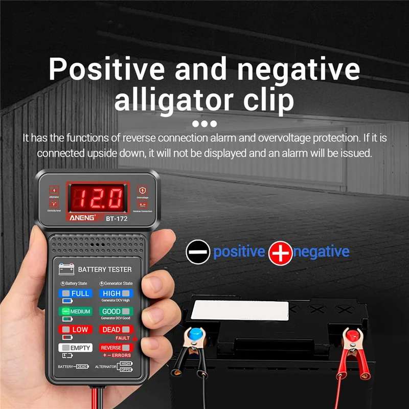 ANENG High-Precision Automobile Battery Tester(BT172)