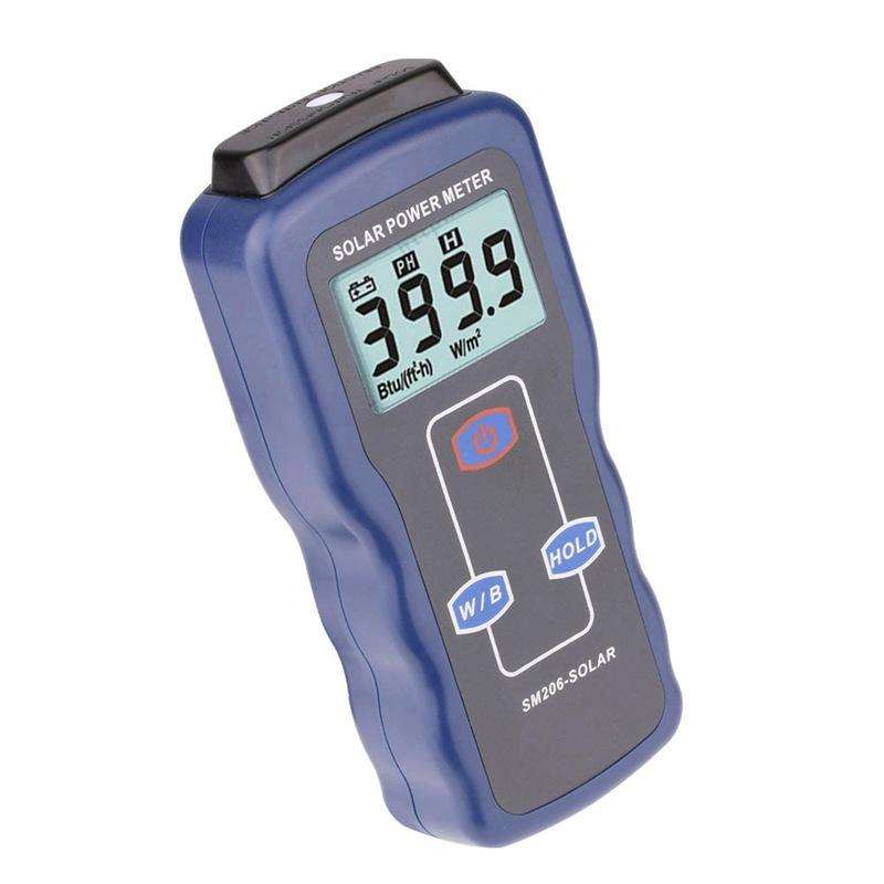 LCD Display Solar Power Radiation Meter(Plastic Box)