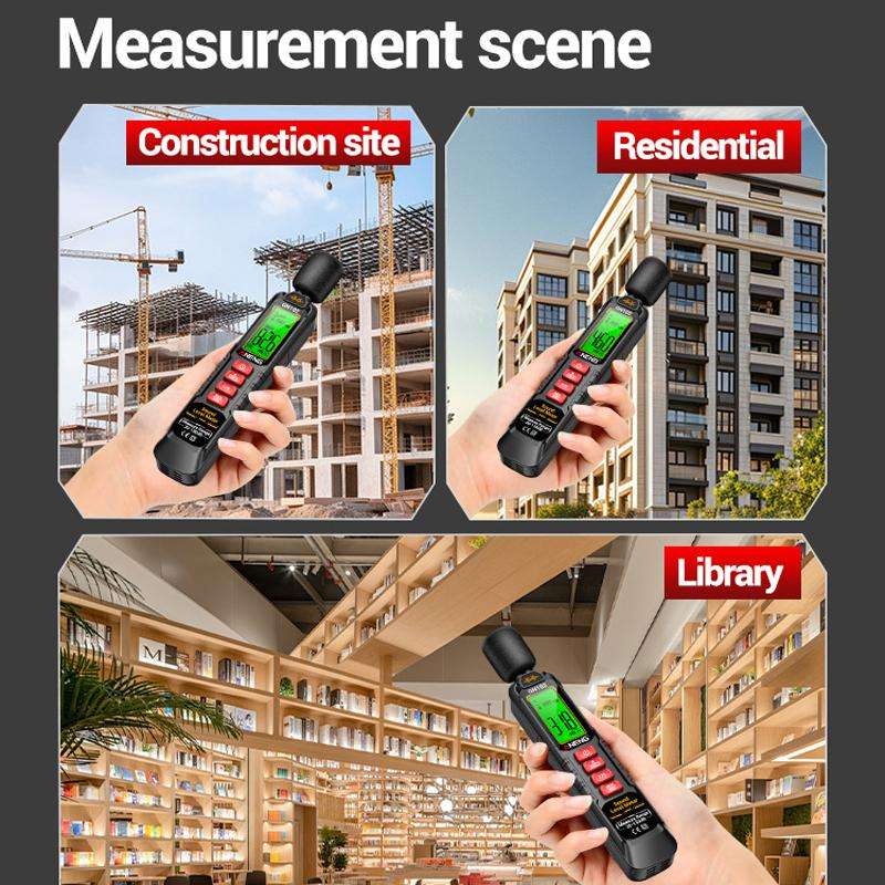 ANENG Sound Decibel Tester Volume Sound Level Noise Meter(No Battery)
