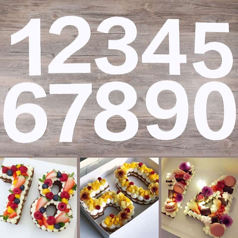 2 PCS Numbers Cake Mold Cake Decorating Tools(1#58149)