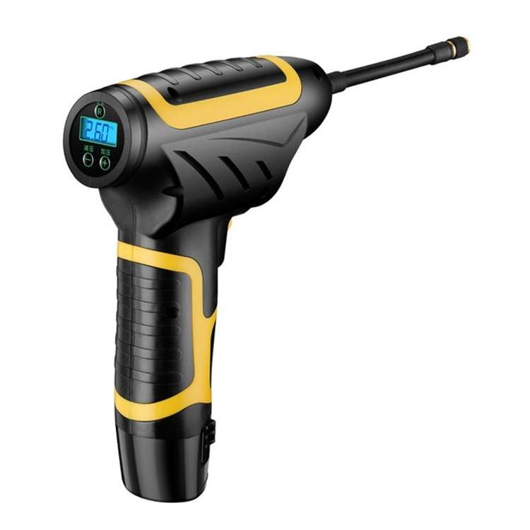 Vehicle-mounted Air Pump With Lamp And Handheld Intelligent Digital Display Charging Air Pump, Style