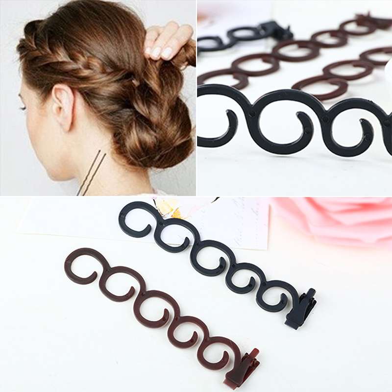 Elegance Hair Braider Flower Magic Hair Clip Queue Twist Plait Hairstyle Styling Accessories,Size:13