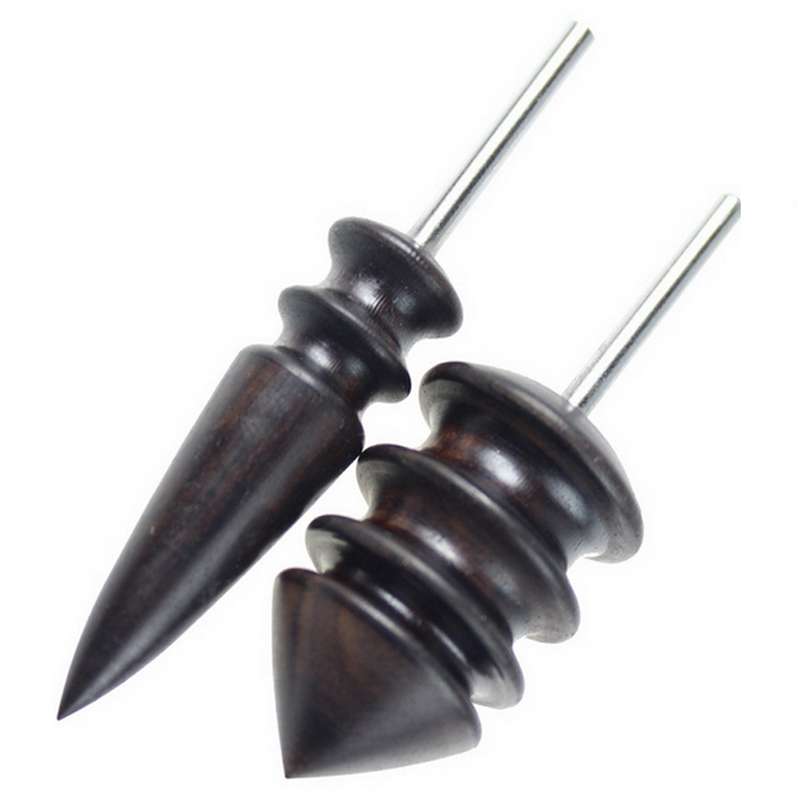 Leather Tool Edge Electric Polishing Slicker Flat Pointed Head Sandalwood Leathers Craft DIY Tools T