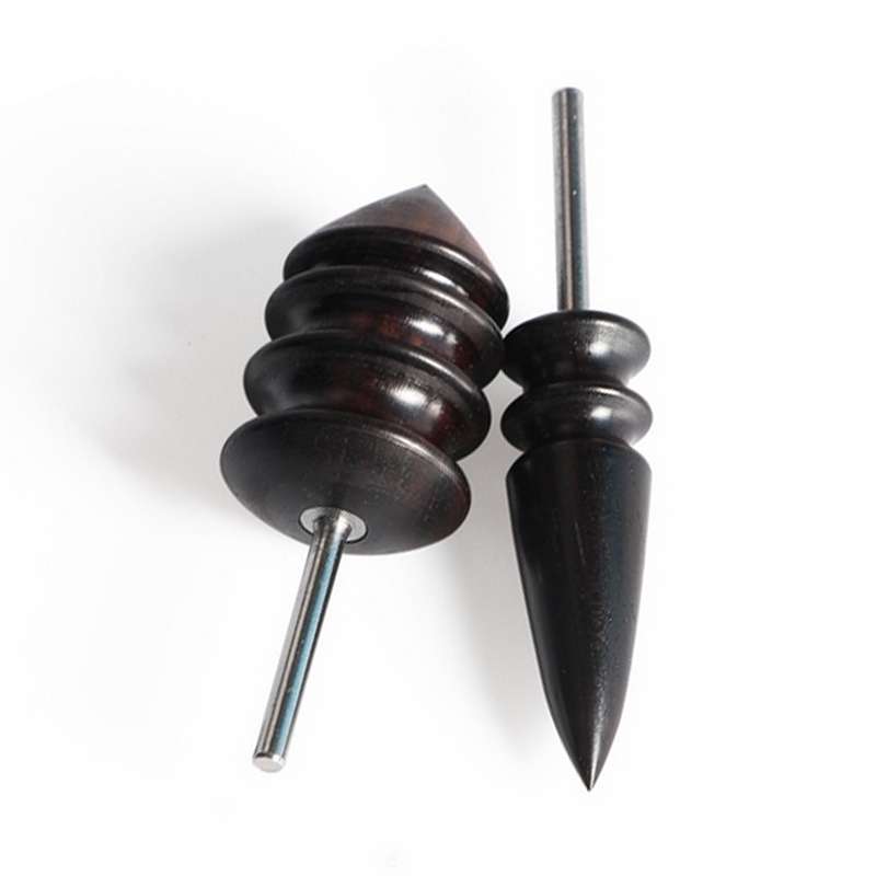 Leather Tool Edge Electric Polishing Slicker Flat Pointed Head Sandalwood Leathers Craft DIY Tools T